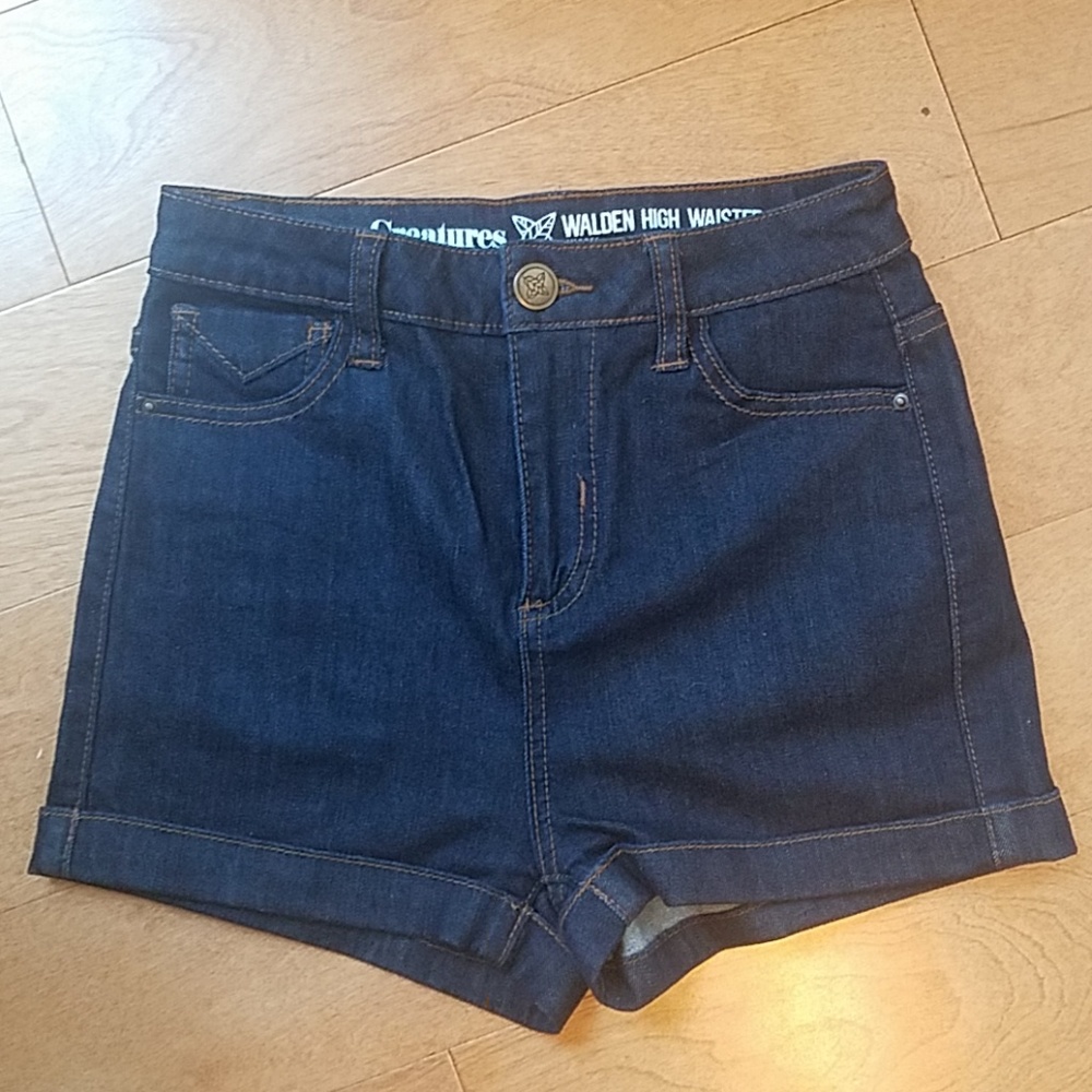Dear Creatures Walden high waisted Jean shorts, 26